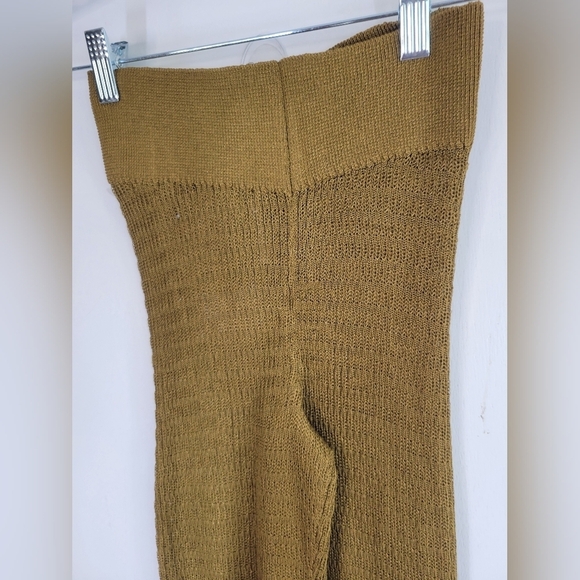 NWOT Free People Rosella Swit Slim Flair Pants Mustard - Picture 3 of 7